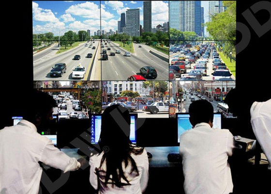 Phòng điều khiển đa màn hình Tường video 55 inch Bề mặt điều khiển RS232 DDW-LW550HN16