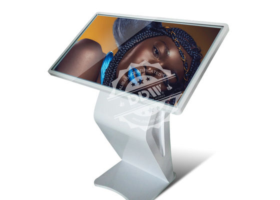 Xoay màn hình LCD Màn hình cảm ứng Digital Signage kiosk 3mm độ dày kính cường lực