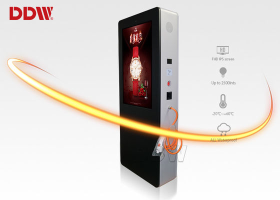 Cọc sạc ngoài trời Cọc sạc cọc kỹ thuật số 2500 Nits AC 110 V-240V cho xe năng lượng