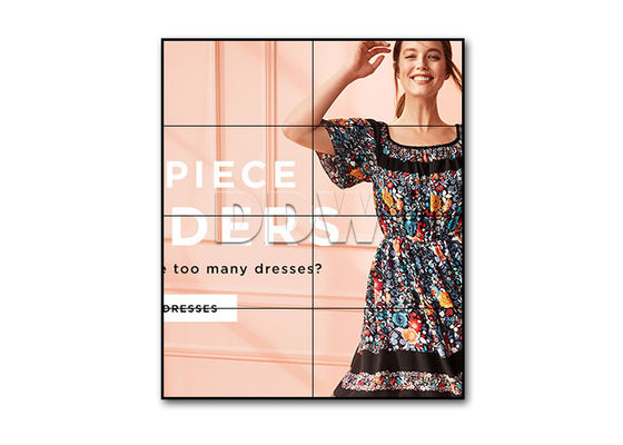 Màn hình bezel mỏng màn hình LG video 46 inch, đèn nền led màn hình 1.7mm thương mại