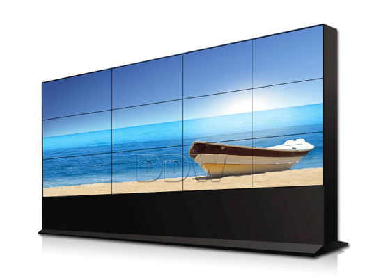 1x3 Lcd Control Room Video Wall 55 Inch Thin Bezel TV Độ tương phản cao Điều khiển RS232