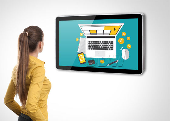 Màn hình quảng cáo treo tường trong nhà 32 inch 3g 4g Wifi MP4 Player Quảng cáo