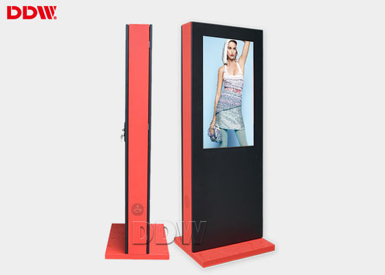 42'' ngoài trời Digital Signage Display Kiosk Floor Stand Chân dung 1920x1080 DW-AD4201SNO