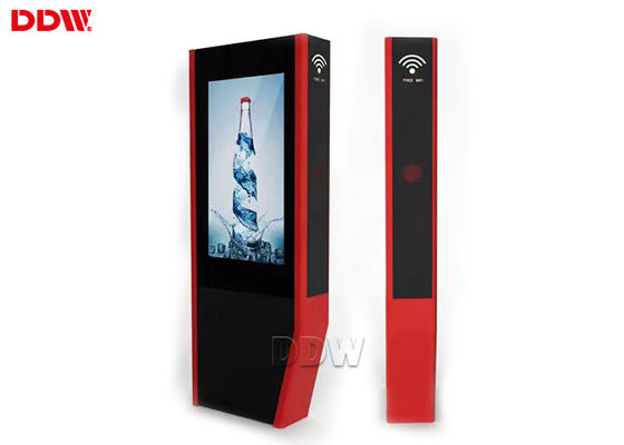 Đứng sàn đèn LED Digital Signage ngoài trời hiển thị màn hình cảm ứng 42 inch