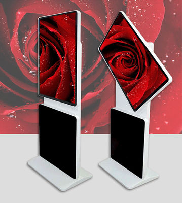 Màn hình cảm ứng 55 kiosk xoay tương tác Kiosk đứng miễn phí Signage kỹ thuật số với mạng LAN / wifi / 3g DDW-AD5501S