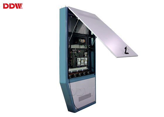 Không thấm nước tinh khiết ngoài trời bảng hiệu kỹ thuật số sàn đứng màn hình cảm ứng 55 " 3600 Watt