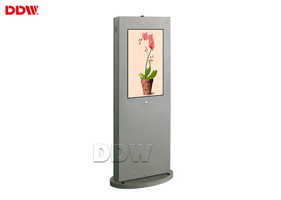 65 inch màn hình lớn ngoài trời Digital Signage Kiosk, 10bits / Color Digital Display Signage