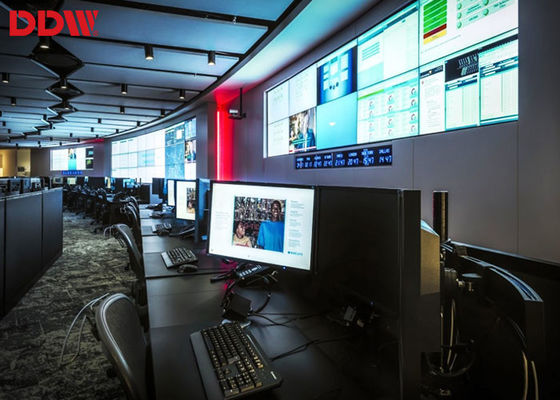 Hệ thống bảo mật video 55 inch / Tường video đa màn hình gốc 500 Nits