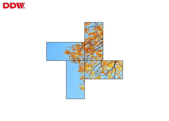 Tường video nghệ thuật ngoài trời trong nhà / Tường video liền mạch Hiển thị 350-700 Nits