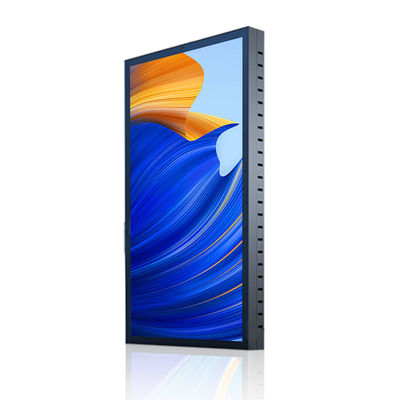 Bảng hiệu kỹ thuật số độ sáng cao treo tường ngoài trời 43 inch bằng nhôm