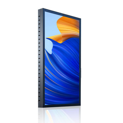 Bảng hiệu kỹ thuật số độ sáng cao treo tường ngoài trời 43 inch bằng nhôm