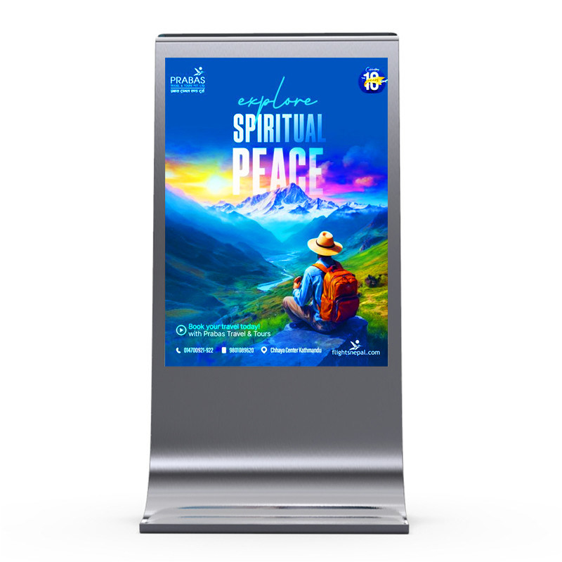 Dễ dàng cài đặt 8000nits P4 P5 P6 P8 P10 mupi màn hình hiển thị biển báo ngoài trời LED kỹ thuật số