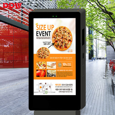 55 inch ngoài trời Digital Signage hai mặt