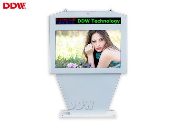 Ki-ốt kỹ thuật số ngoài trời 98 inch, Trình phát quảng cáo Lcd 1920x1080 DDW-AD9801S