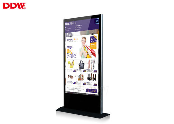 trong nhà 65 Inch độ sáng cao LCD Module đa cảm ứng đứng miễn phí kiosk DDW-AD6501SN