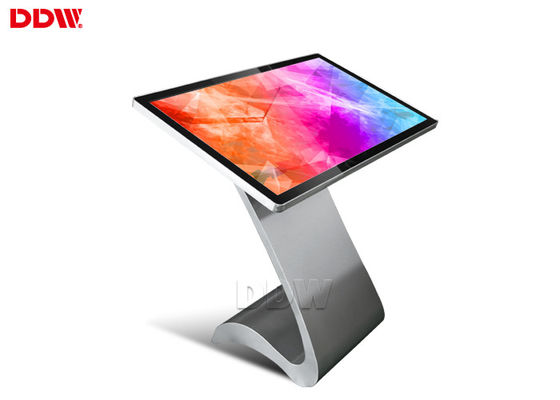 Màn hình kỹ thuật số trong nhà Tft sàn đứng Kiosk màn hình cảm ứng 1920x1080 DDW-AD4701TK