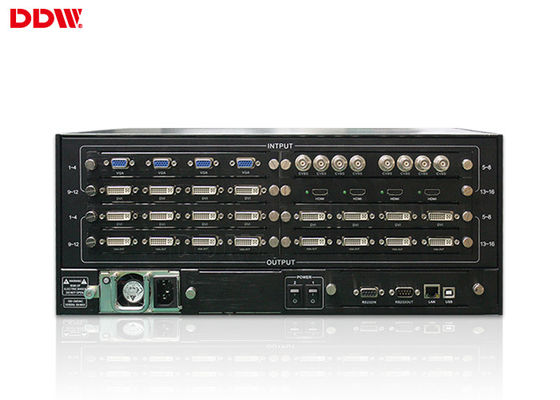 Màn hình LCD lớn Bộ điều khiển videowall HDMI Tốc độ dữ liệu tối đa 3.2Gbps cho Sân bay, Nhà sách DDW-VPH1313
