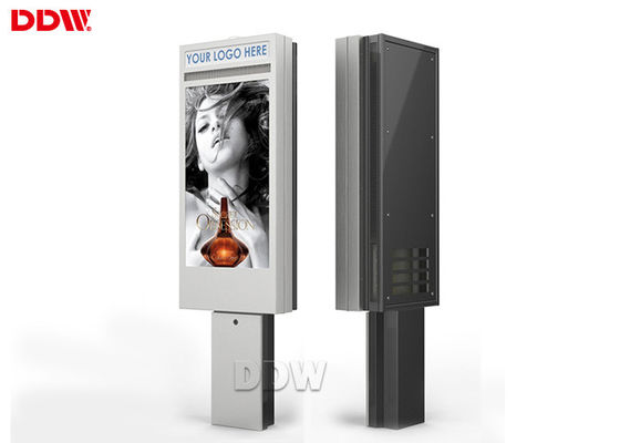 FCC Đứng sàn Digital Signage Kiosk 1920x1080 độ phân giải, 4000/1 độ tương phản