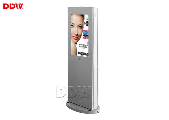 Độ phân giải 1920x1080 ngoài trời hiển thị kỹ thuật số dấu hiệu 55' sàn đứng ngoài trời Totem