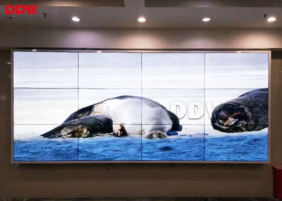 Siêu thị Thương mại Video Tường 46 inch 1.7mm Viền siêu hẹp 700nits