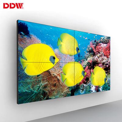 Tường video có viền mỏng gắn trên tường, Chống lóa 500 Nits Tường hiển thị đa màn hình