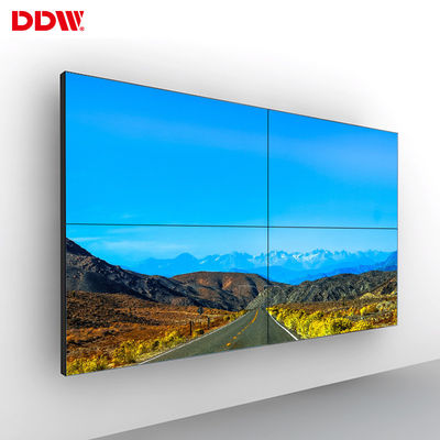 Phòng hội nghị Màn hình LCD Video treo tường 500 Nits Nhà hàng Khách sạn Đa giao diện