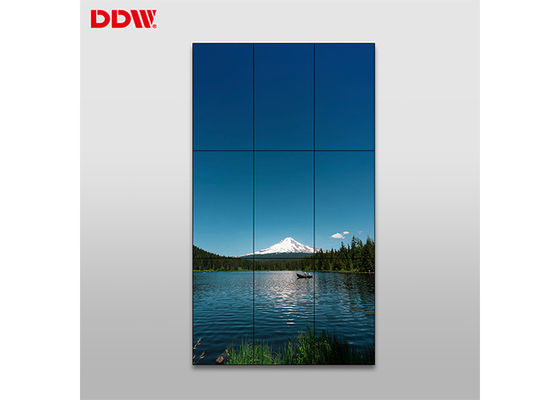 Quảng cáo nhiều màn hình Video Wall, Màn hình LCD không khung Quạt có độ ồn thấp