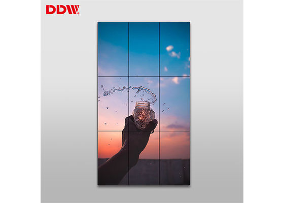 Độ sáng cao Màn hình LCD treo tường Video cho Trung tâm Tài chính / Phòng An ninh