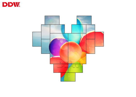Hình trái tim Video tường kiến ​​trúc / Tường video màn hình cảm ứng tương tác