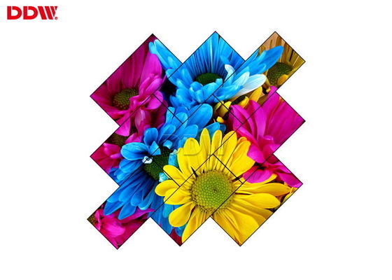 Bức tường video không thường xuyên có độ nét cực cao với hộp phân phối được kết nối